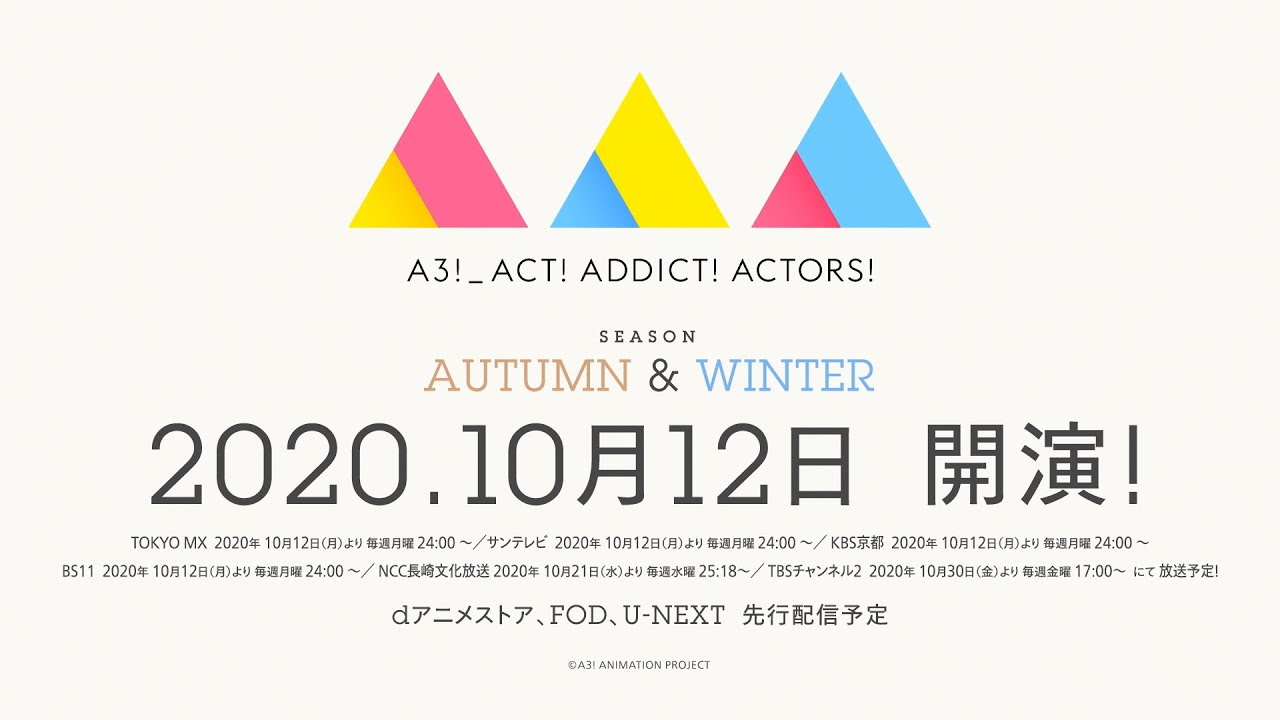 فيديو أنمي A3! Season Autumn & Winter