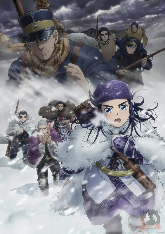 Golden Kamuy 3rd Season official cover