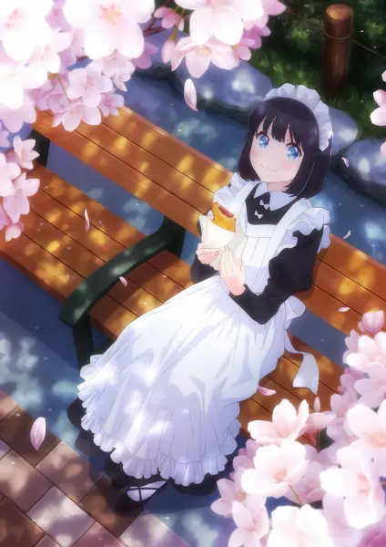 Maid-san wa Taberu dake official image 2