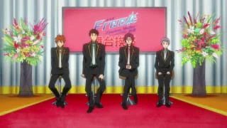 Free! Movie 2: Timeless Medley - Yakusoku: Character Butai Aisatsu official cover