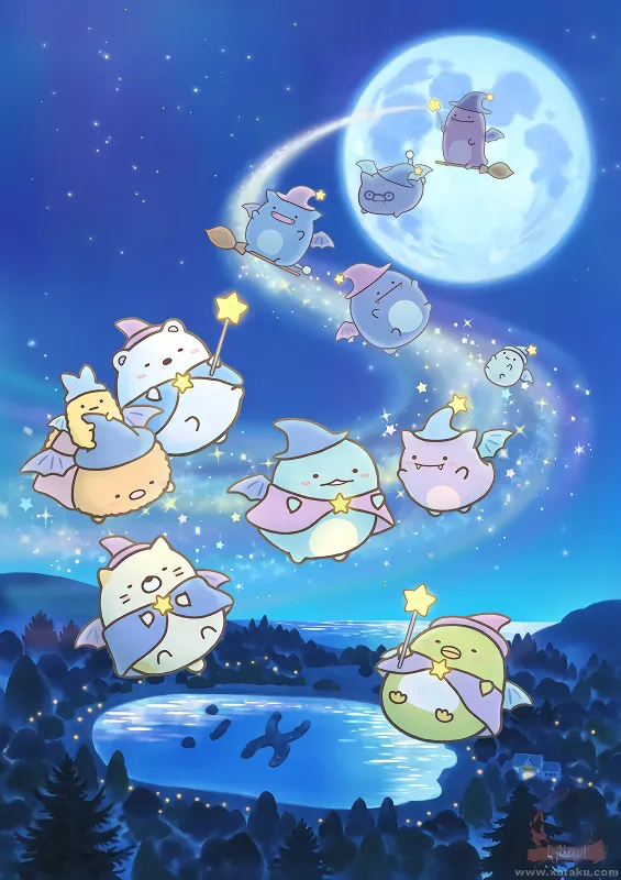 Sumikko Gurashi Movie 2: Aoi Tsukiyo no Mahou no Ko official cover