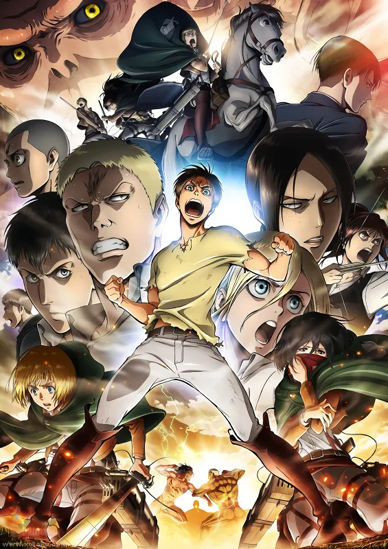 Shingeki no Kyojin Season 2 — الغلاف الرسمي