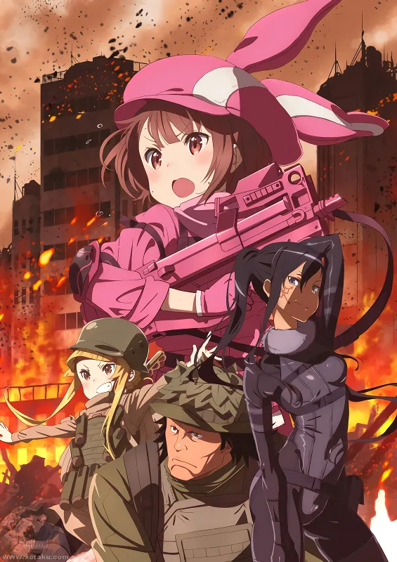 Sword Art Online Alternative: Gun Gale Online official cover