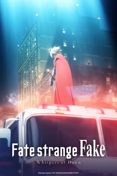 Fate/strange Fake: Whispers of Dawn official cover Fate/strange Fake: Whispers of Dawn official cover