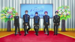 Free! Movie 1: Timeless Medley - Kizuna - Character Butai Aisatsu — الغلاف الرسمي