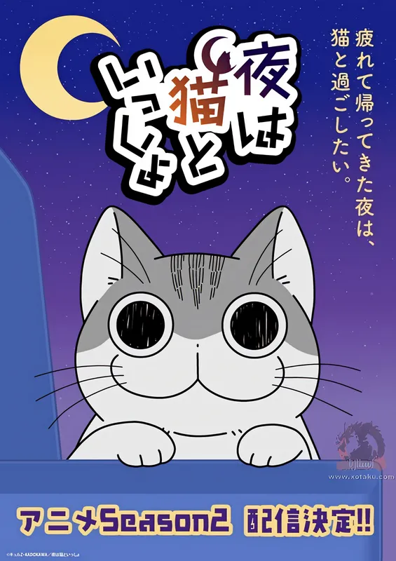 Yoru wa Neko to Issho Season 2 — الغلاف الرسمي