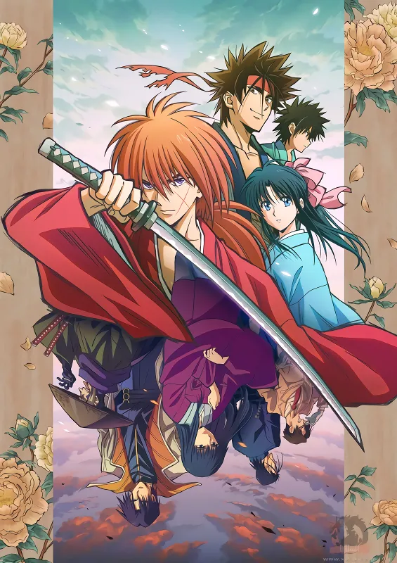 Rurouni Kenshin: Meiji Kenkaku Romantan (2023) official cover Rurouni Kenshin: Meiji Kenkaku Romantan (2023) official cover