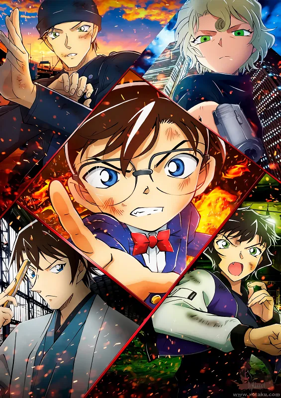 Meitantei Conan Movie 24: Hiiro no Dangan — الغلاف الرسمي