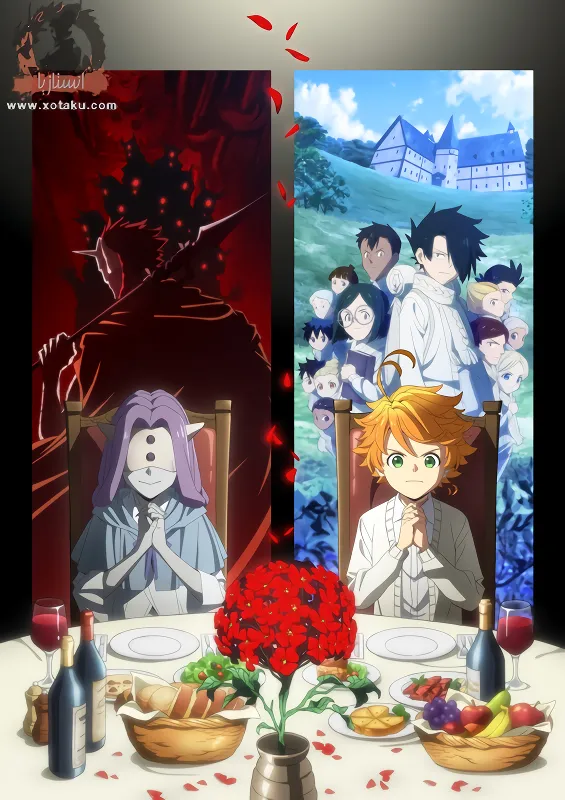 Yakusoku no Neverland 2nd Season official cover