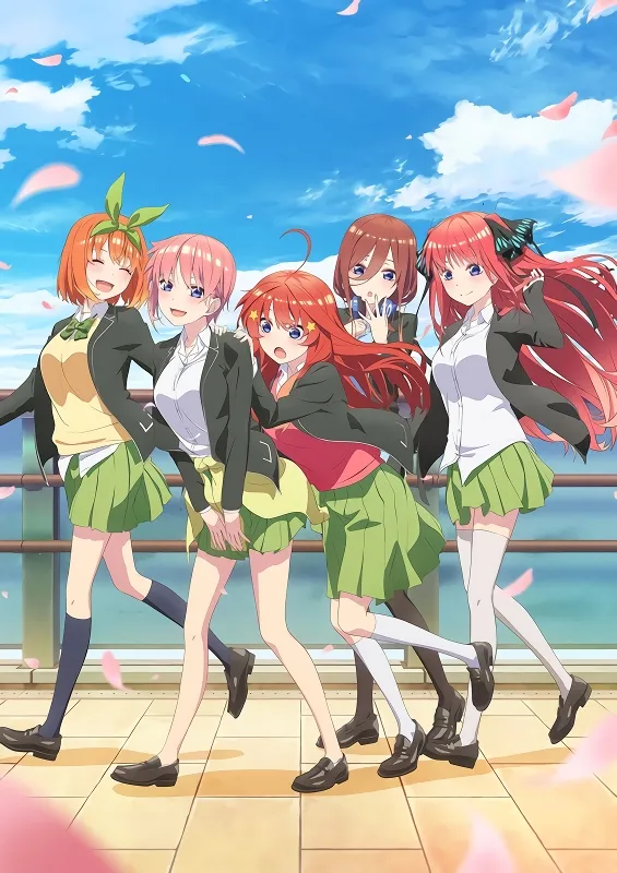 5-toubun no Hanayome ∬ official cover