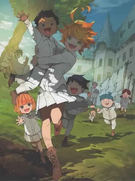 Yakusoku no Neverland — صورة رسمية 1 Yakusoku no Neverland — صورة رسمية 1