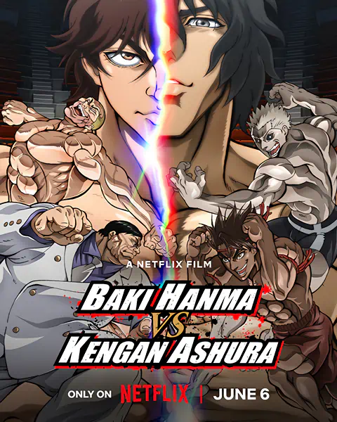 Hanma Baki vs. Kengan Ashura official cover Hanma Baki vs. Kengan Ashura official cover