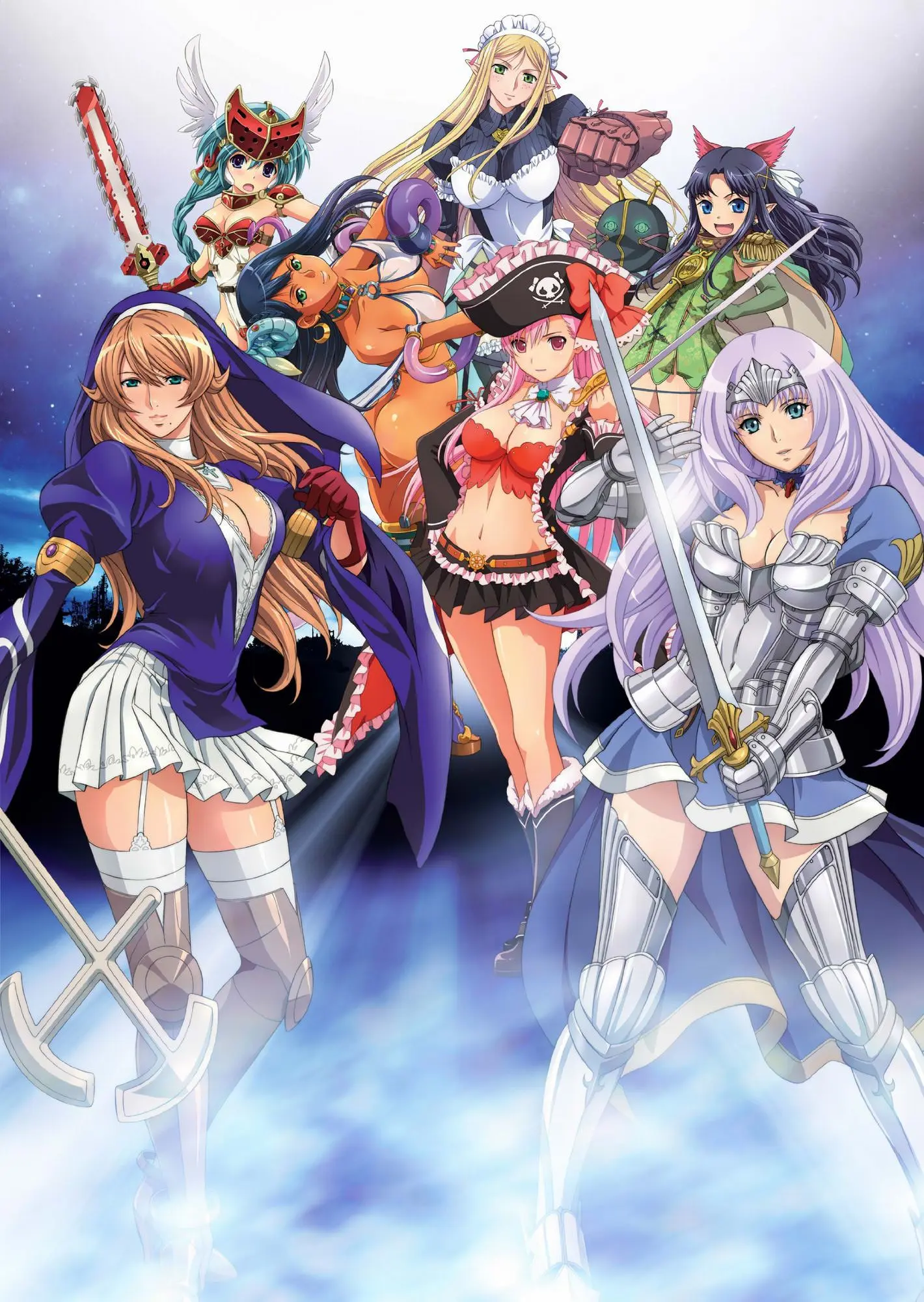 Queen's Blade: Rebellion official cover
