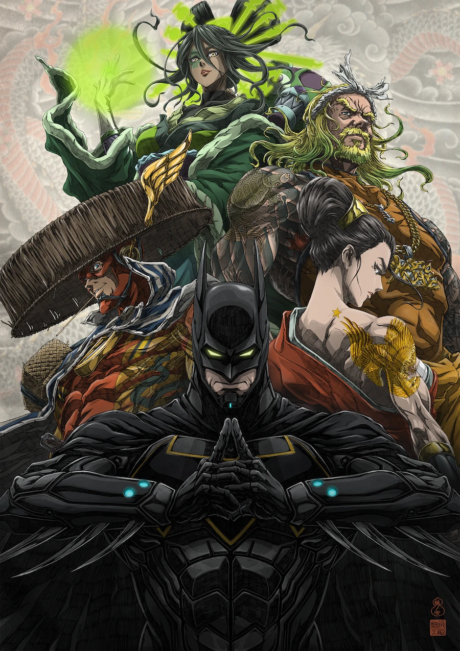 Ninja Batman tai Yakuza League — الغلاف الرسمي Ninja Batman tai Yakuza League — الغلاف الرسمي