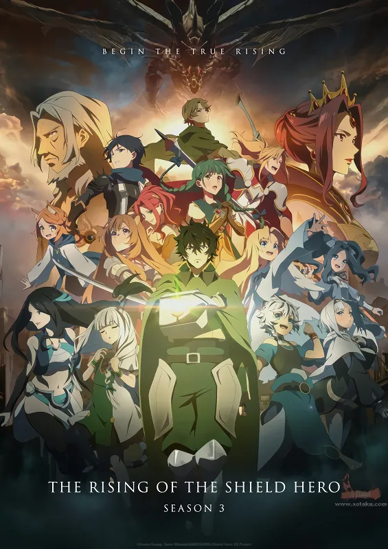 Tate no Yuusha no Nariagari Season 3 official cover