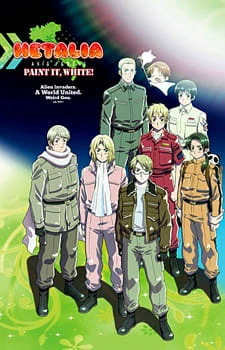 Hetalia Axis Powers Movie: Paint it, White official cover