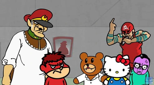 Taka no Tsume x Hello Kitty ga Masaka no Collab! official cover