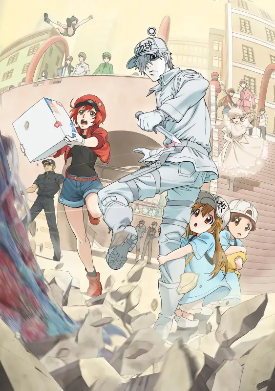 Hataraku Saibou official cover