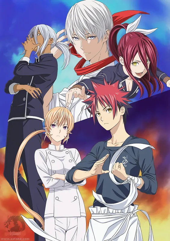 Shokugeki no Souma: San no Sara - Tootsuki Ressha-hen official cover