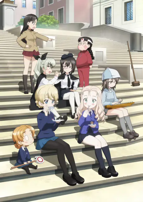 Girls & Panzer: Motto Love Love Sakusen desu! official cover
