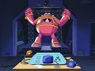 Dr. Slump: Robot Taiketsu! Shukuteki Dr. Mashirito Toujou / Keen de Yuushou!? Penguin Grand Prix official cover
