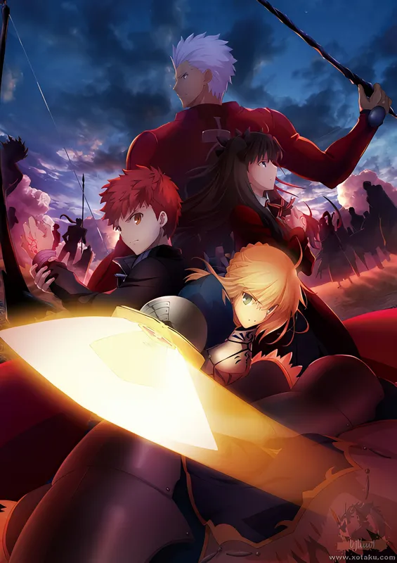 Fate/stay night: Unlimited Blade Works official cover